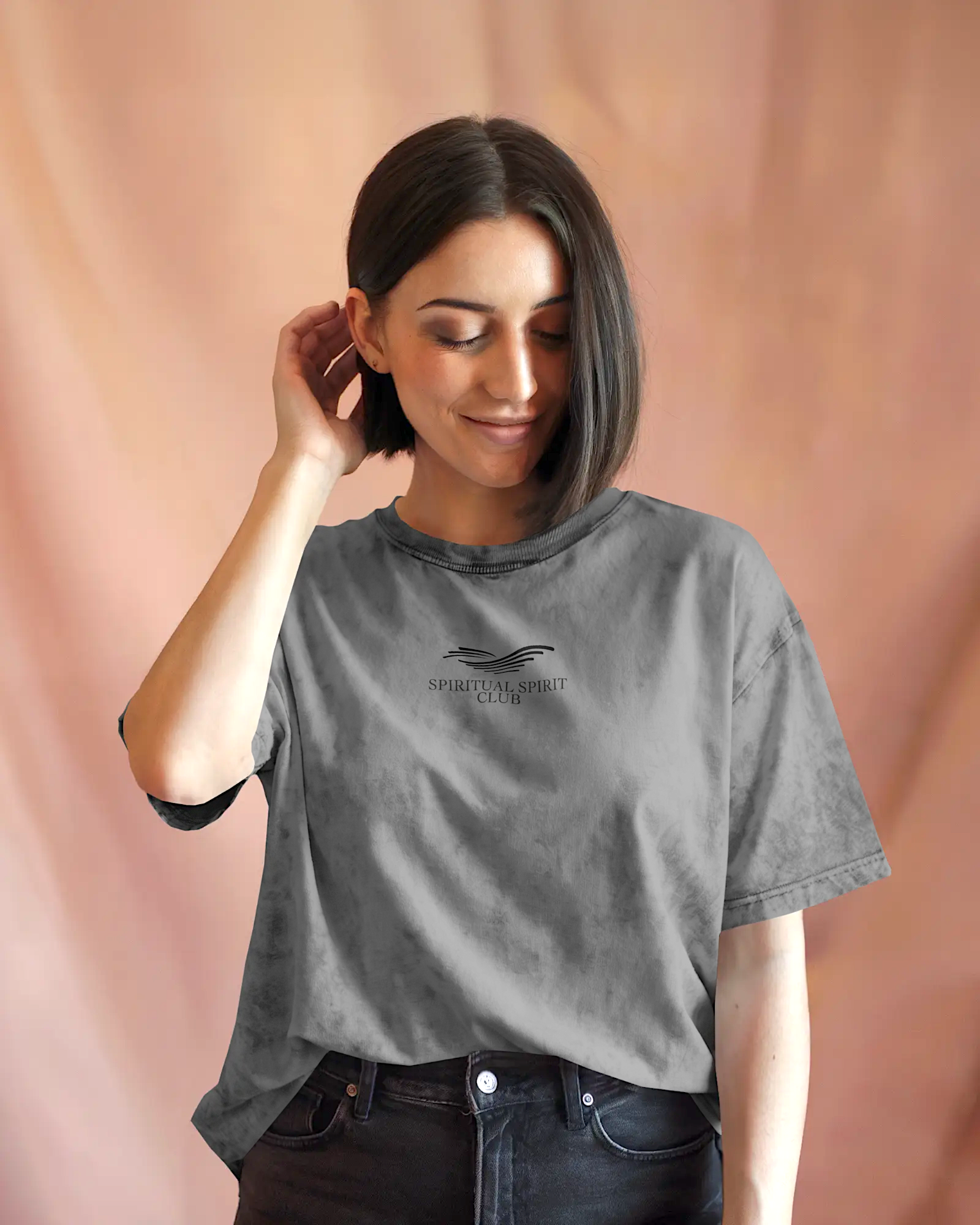 T-shirt oversize Washed FEMME La CONQUÊTE