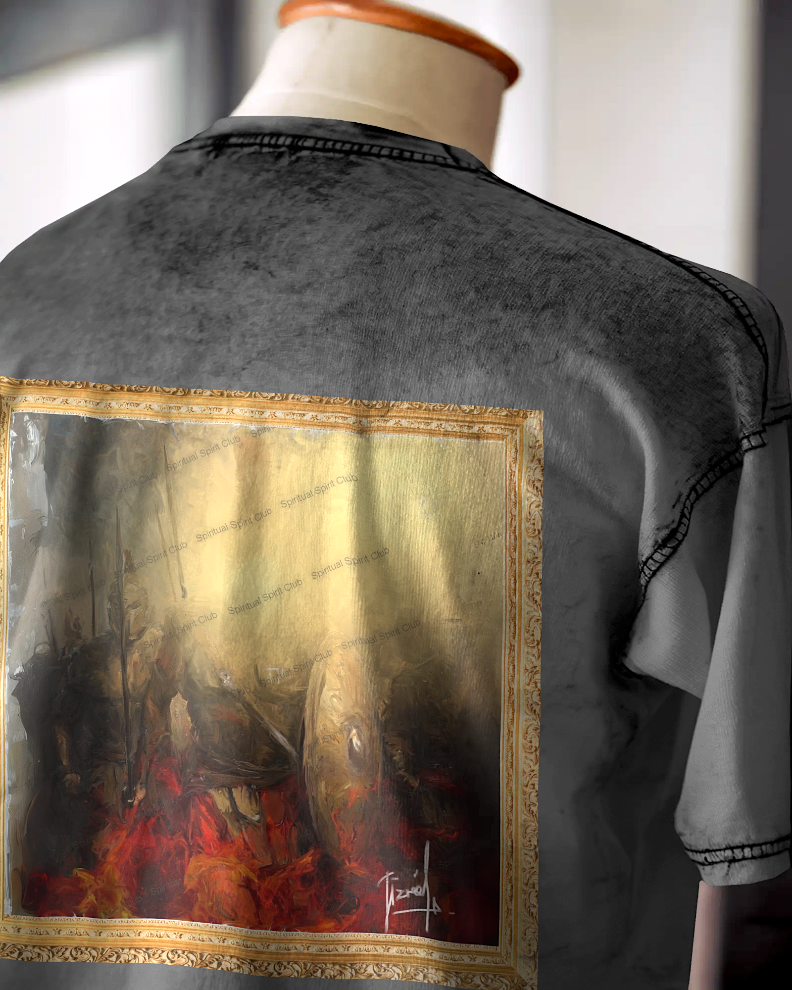 T-SHIRT oversize Washed HOMME La CONQUÊTE