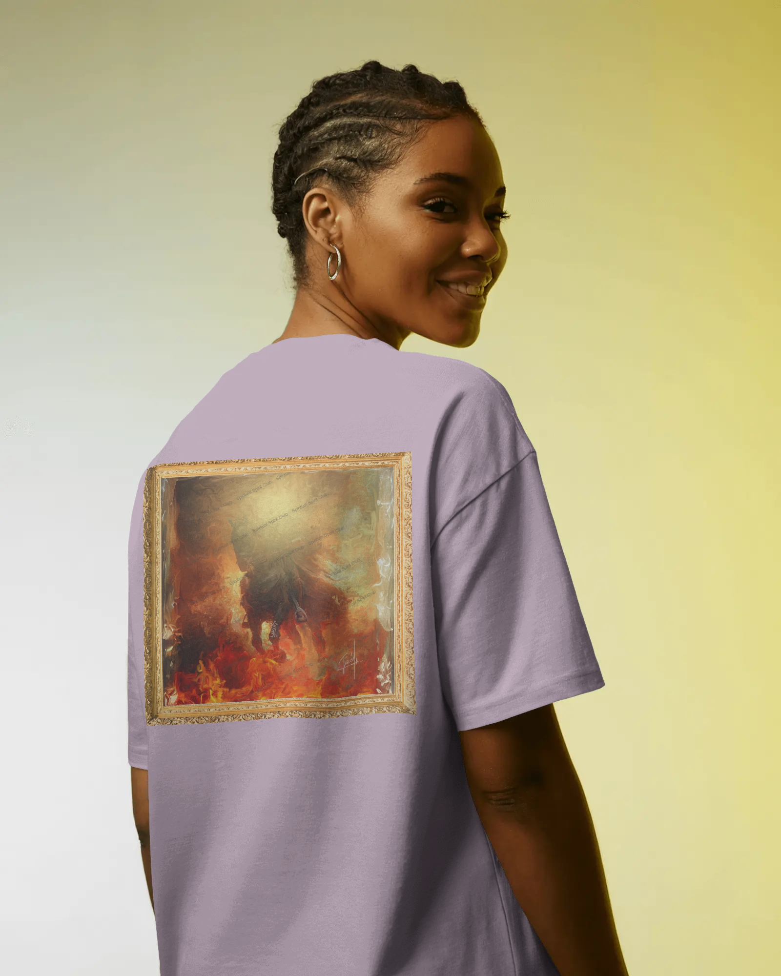 T-shirt oversize Washed FEMME La CONQUÊTE